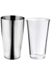 Butlers Cocktailshaker mit Glas 700ml BOSTON SHAKER in Silber