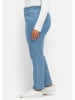 sheego Gerade Jeans in light blue Denim