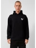 QS Sweatshirt  in  99D2_schwarz
