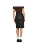 ONLY Schwarz Polyester Langer Rock