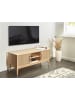 Beliani TV-Schrank LYNWOOD in Braun - (W) 117 x (H) 48 x (L) 40 cm