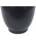 Beliani Blumenvase MYTILENE in Schwarz - (W) 14 x (H) 29 x (L) 14 cm