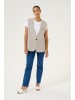 Kaffe Weste KAvitta Baggy fit in Elephant Skin