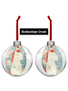 Mr. & Mrs. Panda Christbaumkugel Einhorn Krankenschwester Design... in Weiß