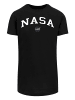 F4NT4STIC Long Cut T-Shirt Long Cut T-Shirt 'NASA Collegiate Logo' in schwarz