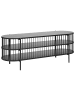 Beliani TV-Schrank BIRSON in Schwarz - (W) 140 x (H) 50 x (L) 44 cm