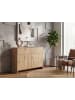 FineBuy Sideboard in Braun / MDF / 88x40x76