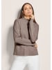 MADELEINE Kaschmir-Pullover mit Pointelle-Muster in cappuccino