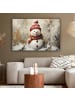 OnlyWow Leinwand Bilder Weiß