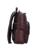 Piquadro Harper Rucksack RFID Leder 40 cm Laptopfach in dark brown