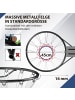 COSTWAY Ø45cm Basketballkorb für Wandmontage in Schwarz