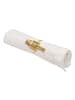 Atmosphera Créateur d'intérieur Serviettenringe mit Nussknacker, 2er-Set in Gold, (B) 4 x (H) 4,5 x (L) 7 cm
