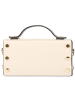 Florence Florence Handtasche Leder beige ca. 19cm