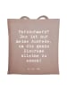Mr. & Mrs. Panda Tote Bag Spruch Herzschmerz Eiscreme mit Spruch in Braun Pastell