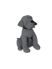 relaxdays 5x Türstopper "Hund" in Grau