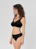 Erlich Textil  Paula bügelloser BH große Cups starker Halt aus Polyamid - verstellbare Träger, Paula bügelloser BH große Cups starker Halt aus recyceltem Polyamid - verstellbare Träger in schwarz