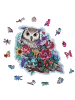 Ravensburger Puzzle 150 Teile WOODEN Puzzle - Geheimnisvolle Eule - Konturgeformtes Holzpuzzle mit 150 Teilen Ab 10 Jahre in bunt