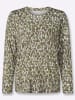 WITT WEIDEN Print-Shirt in khaki-lindgrün-bedruckt