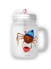 Mr. & Mrs. Panda Trinkglas Mason Jar Spinne Agathe Kaffee ohne S... in Transparent