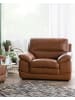 Beliani Sessel HORTEN in Braun - (W) 120 x (H) 89 x (L) 94 cm