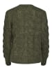 Pieces Strickjacke in Deep Lichen Green