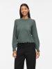 Vila Strickpullover in Balsam Green1