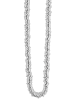 Adeliás Damen Halskette aus Edelstahl 48 cm in silber