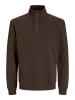 Jack & Jones Sweatshirt mit halbem Reißverschluss in Delicioso