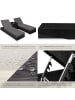 tectake Aluminium Rattan Sonnenliege Nautica - mit Beistelltisch