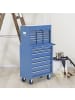 HOMCOM Werkzeugwagen-61,5L x 33B x 113H cm-Blau