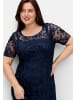 sheego Abendkleid in marine