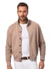 JP1880 Sweatjacke in braun grau