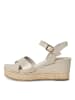 Tamaris Espadrilles Sandalen in Beige