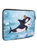 Mr. & Mrs. Panda Notebook Tasche Orca Zylinder ohne Spruch in OZeichenanblue