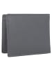 mano Don Leonardo Geldbörse RFID Leder 11,5 cm in grau