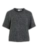 Vila Strickpullover in Dark Grey Melange