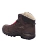 LOWA Wanderschuhe RENEGADE 100 GTX MID in espresso/rot