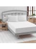 Traumschlaf Spannbettlaken Feinbiber Boxspring in weiss