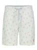 Sublevel Badehose Allover Print Freizeit Strandlook in Grün
