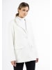 DreiMaster Klassik Damen Langer Blazer in Wollweiss