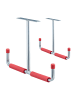 relaxdays 6 x Deckenhaken in Silber - (B)42 x (H)30 x (T)2,5 cm