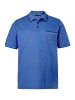 Men Plus Poloshirt in helles kobalt