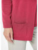 GOLDNER Langarm Feinstrick-Cardigan in pink