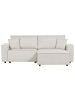 Beliani Ecksofa KARILA in Beige - (W) 250 x (H) 85 x (L) 150 cm linksseitig