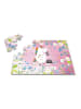 Mr. & Mrs. Panda Puzzle Einhorn Sekretärin ohne Spruch in Rot Pastell