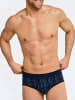 Schiesser Slip Original Classics in schwarz-dunkelblau