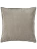 IB Laursen Kissenbezug Velour quadratisch in ash grey