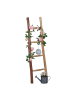 relaxdays Dekoleiter "Kastanie" in Natur - 116 cm