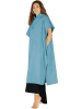 normani Damen Mikrofaser Badeponcho Nosara in Blau