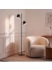 home24 LED-Stehleuchte Jon in Schwarz